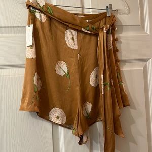 MAEVE BY ANTHROPOLOGIE FLOWER PRINT SHORTS
